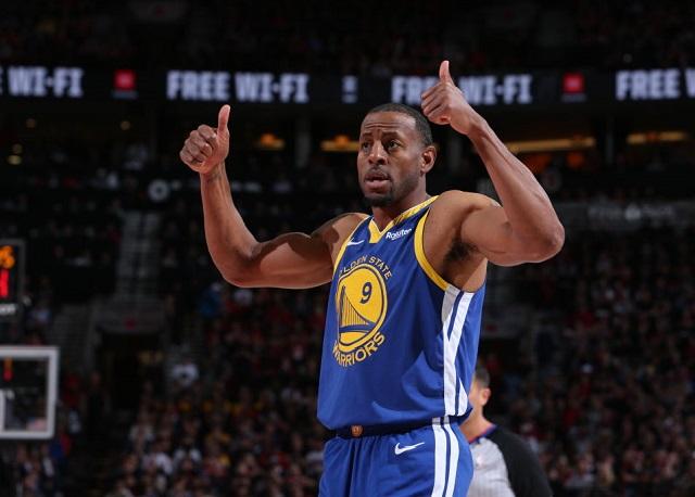  Iguodala's MRI results showed no structural damage, and G4 was doubtful